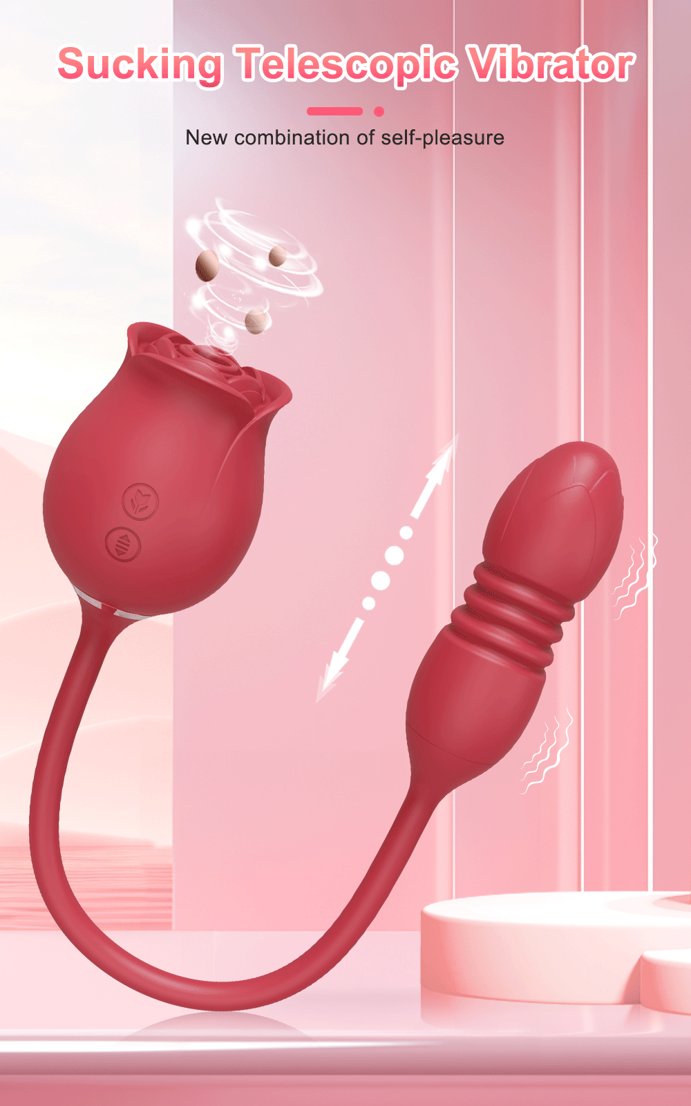 Lust Thrust – Sucking & Thrusting Tongue Vibrator for Intense Nipple & Clitoris Pleasure