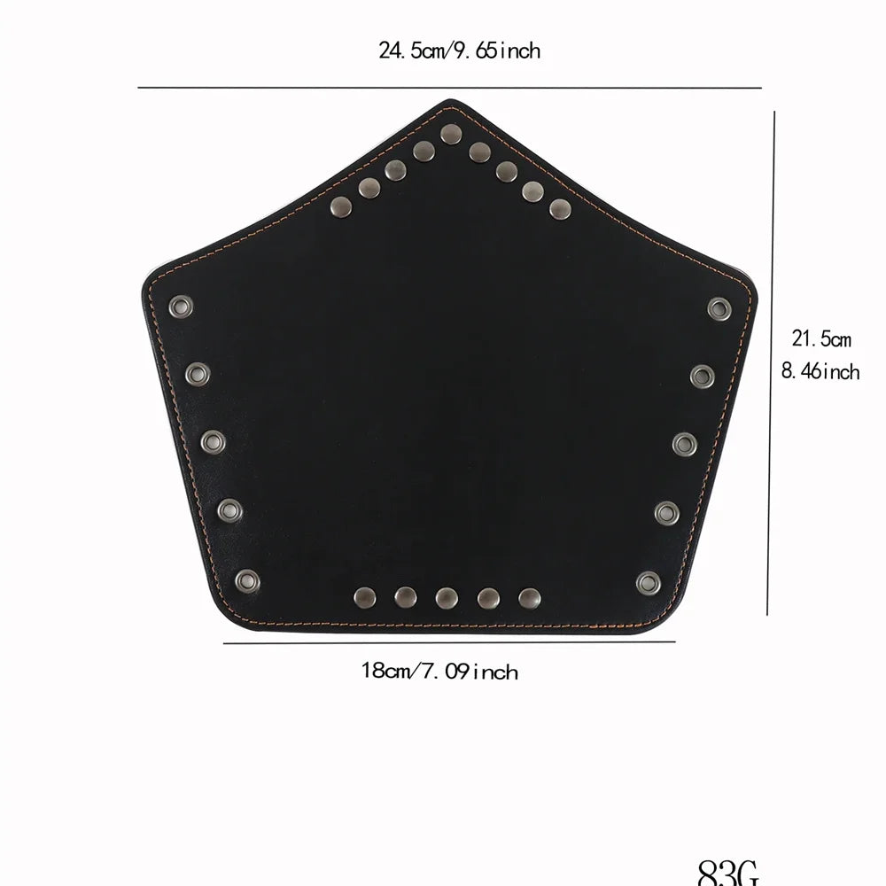 2pcs Medieval Steampunk Viking Knight Bracers – PU Leather Scale Arm Armor for LARP, Cosplay & Theatre