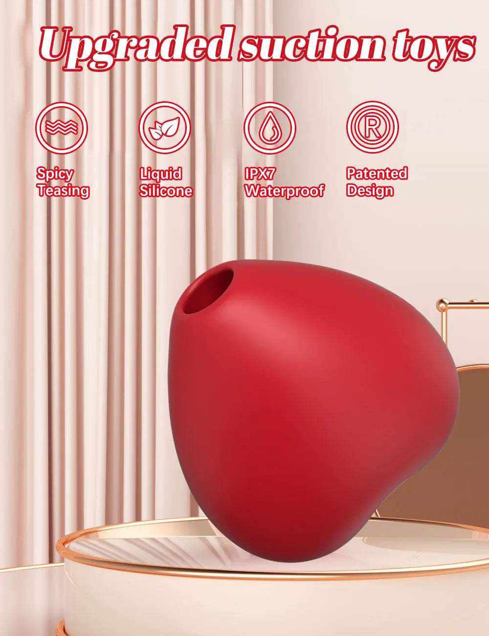 Air Kiss Clit or Nipple Sucker – Intense Pleasure Vacuum Vibrator for Women