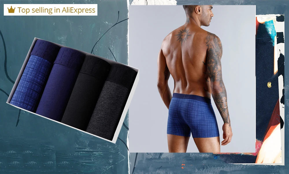 Men’s Boxer Shorts Set – 5PCS Everyday Comfort Fit