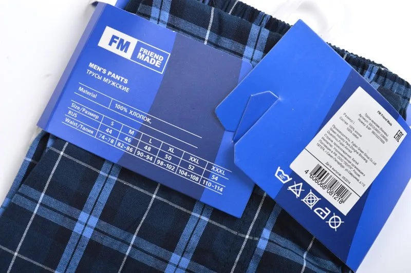 Everyday Comfort – 5PCS Men’s Cotton Plaid Boxers