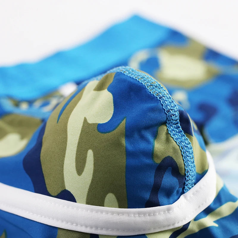 Choice of Men’s Camouflage Boxer Shorts – Tight Fit with U-Convex Pouch Sexy Underwear