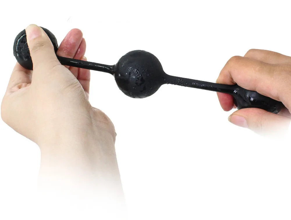 DeepFlex – Hard Silicone Anal Beads Plug for Unisex Pleasure & Training