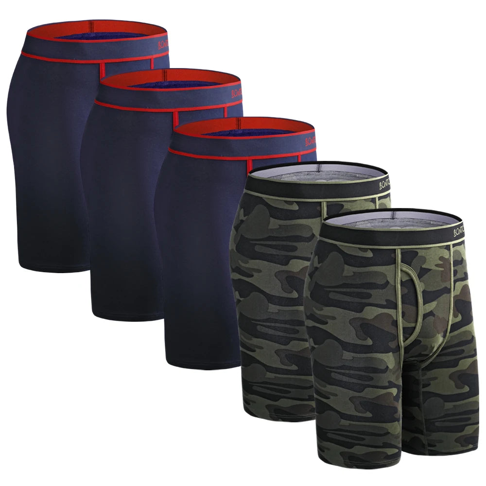 Men’s Boxer Shorts Set – 5PCS Everyday Comfort Fit