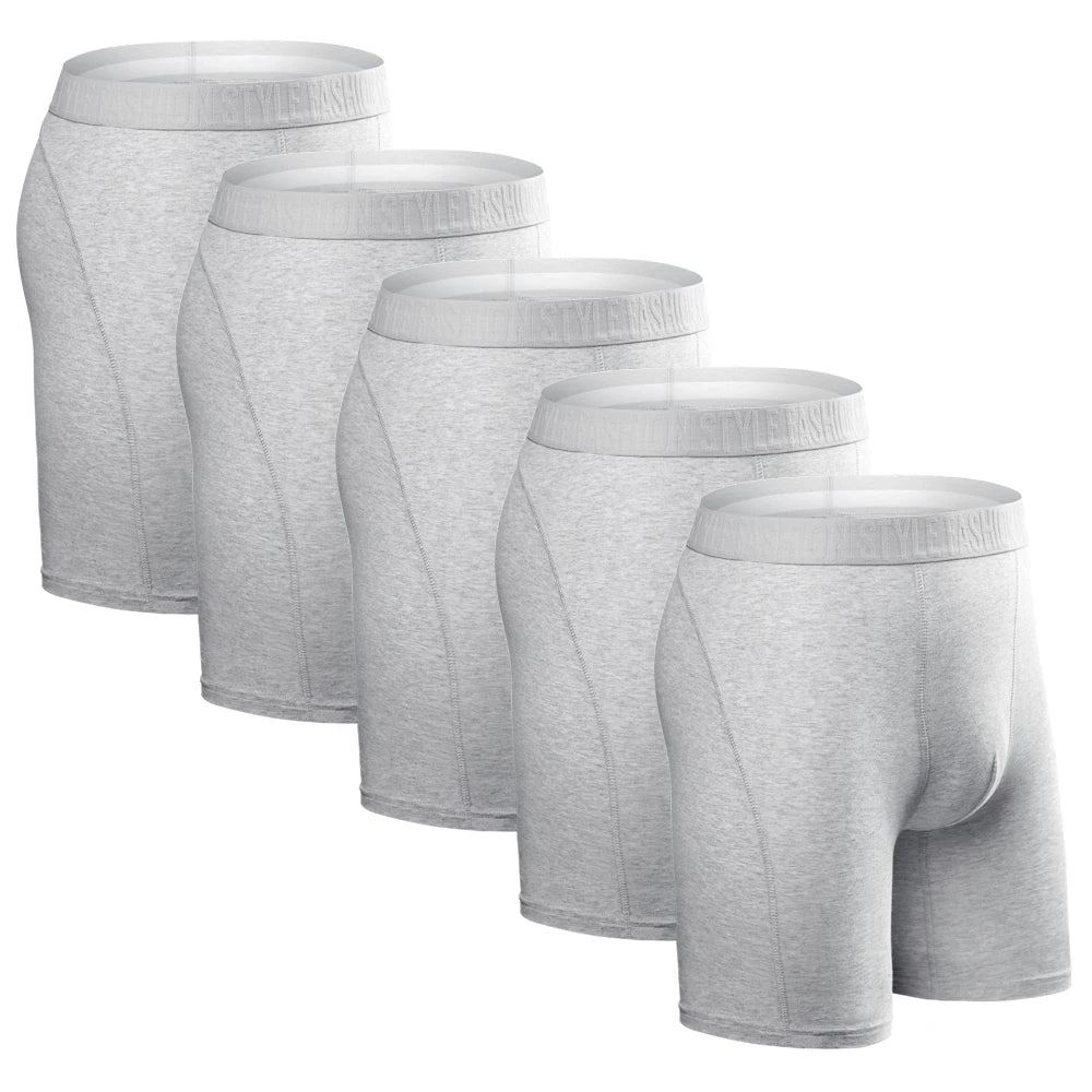 Men’s Boxer Shorts Set – 5PCS Everyday Comfort Fit