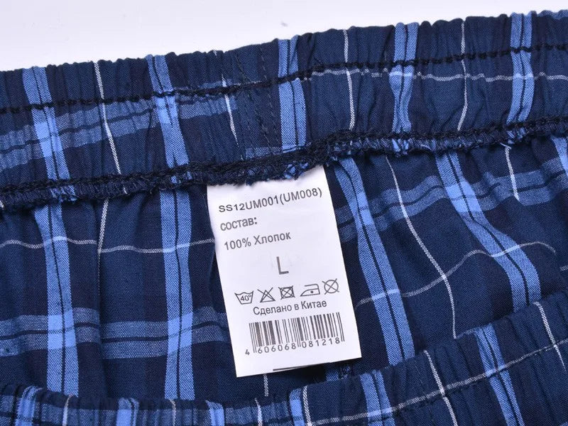 Everyday Comfort – 5PCS Men’s Cotton Plaid Boxers