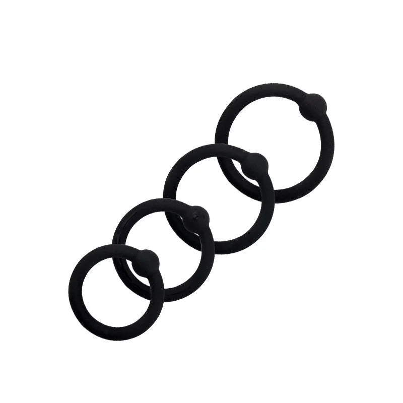 Set – 3 or 4-Piece High-Elastic Cock Ring Kit for Stamina, Support & Lasting Pleasure More Control. Harder Feel. Longer Play.