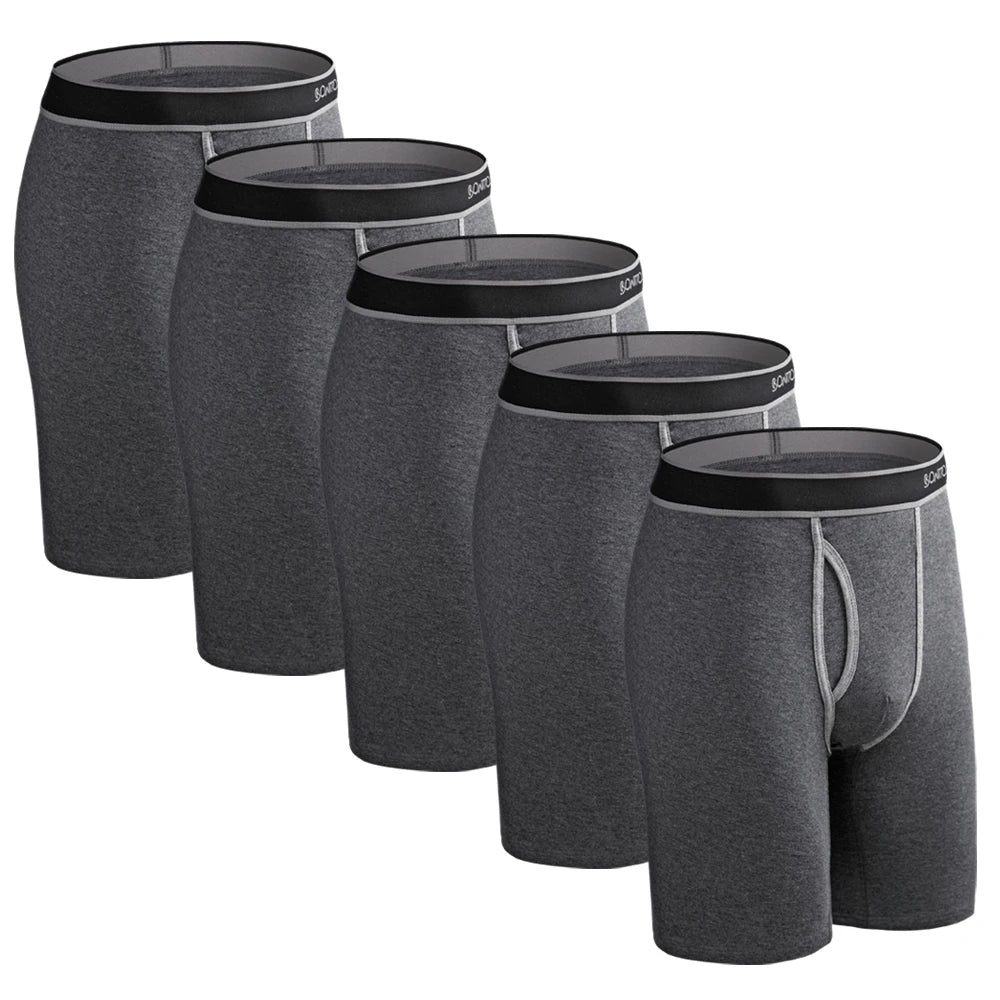 Men’s Boxer Shorts Set – 5PCS Everyday Comfort Fit