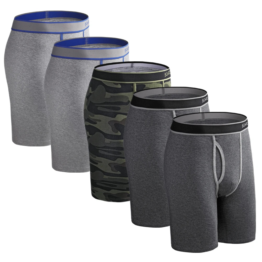 Men’s Boxer Shorts Set – 5PCS Everyday Comfort Fit