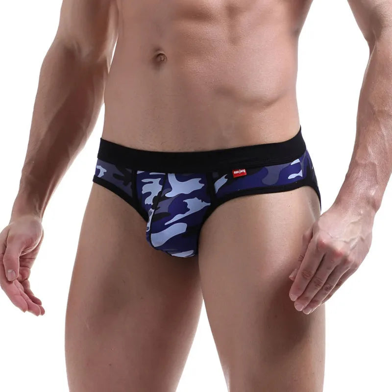 Breathable Men’s Underwear – Camouflage Briefs for Confidence