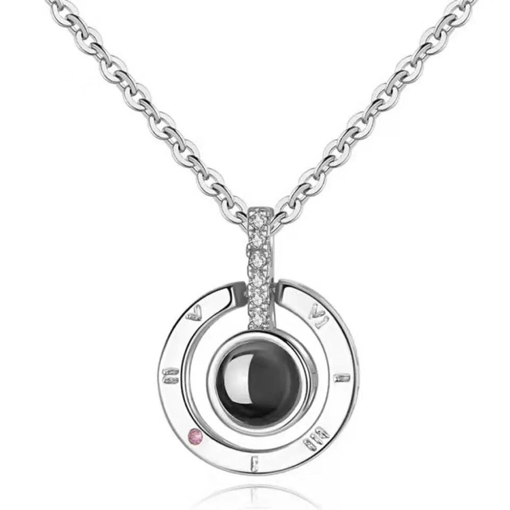 “I Love You in 100 Languages” Heart Necklace