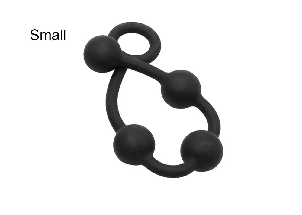 DeepFlex – Hard Silicone Anal Beads Plug for Unisex Pleasure & Training