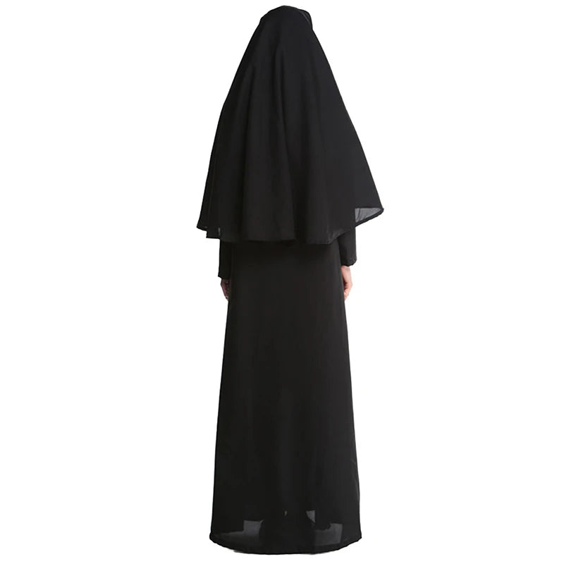 Priest and Nun Habit Costumes – Medieval Couple’s Outfit for Halloween & Parties For Him & Her Cosplay Fancy Party Dress Carnival Halloween Cheeky Roleplay Set