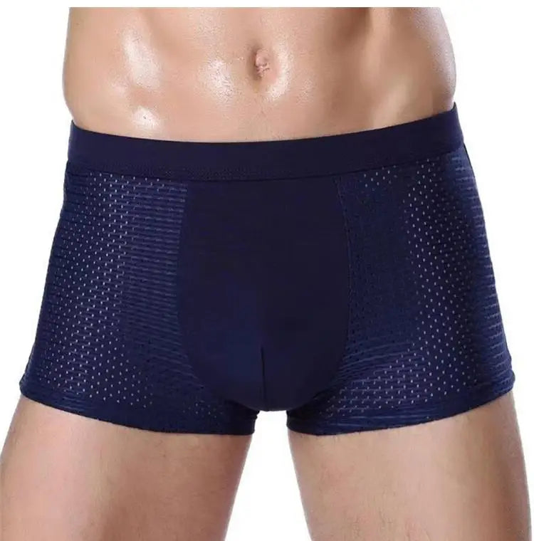 Slim Fit Comfort – Men’s Ice Silk Boxer Shorts 4 Pack