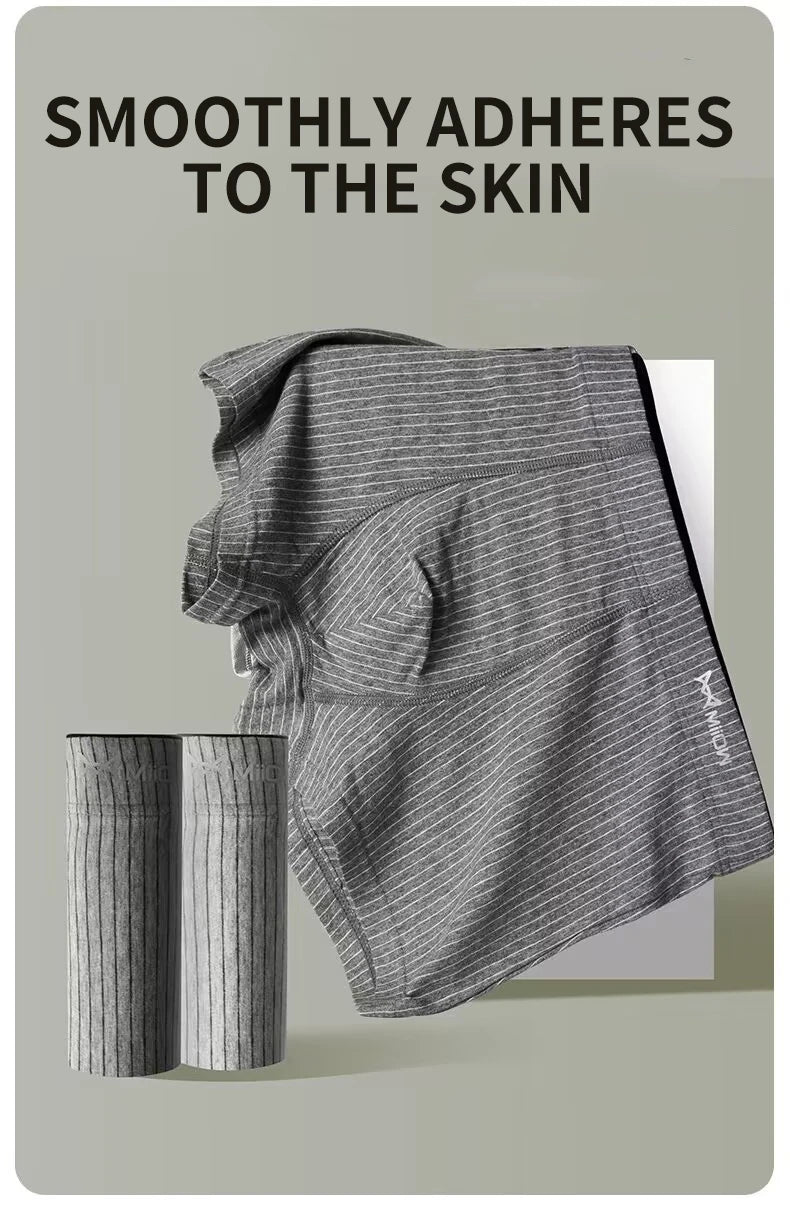 Graphene Cotton Boxers – 4PCS Striped Men’s Underwear