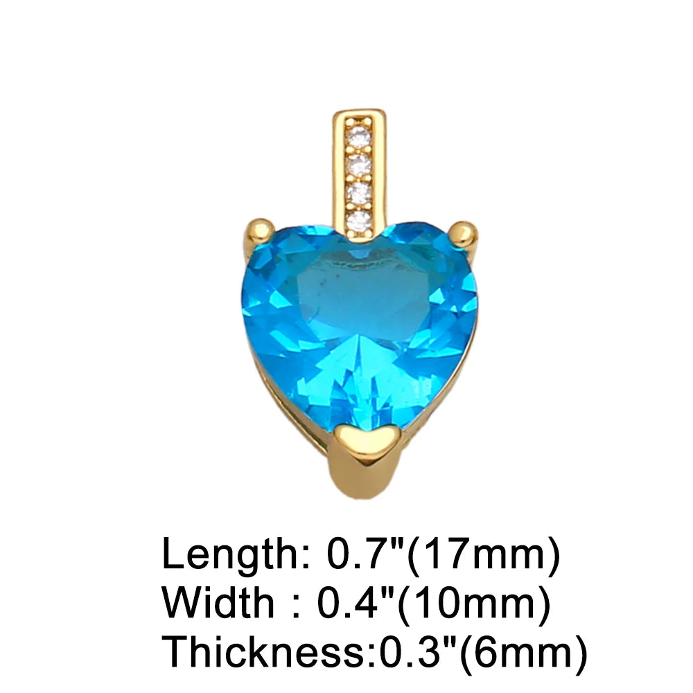 Trendy Crystal Heart Pendant