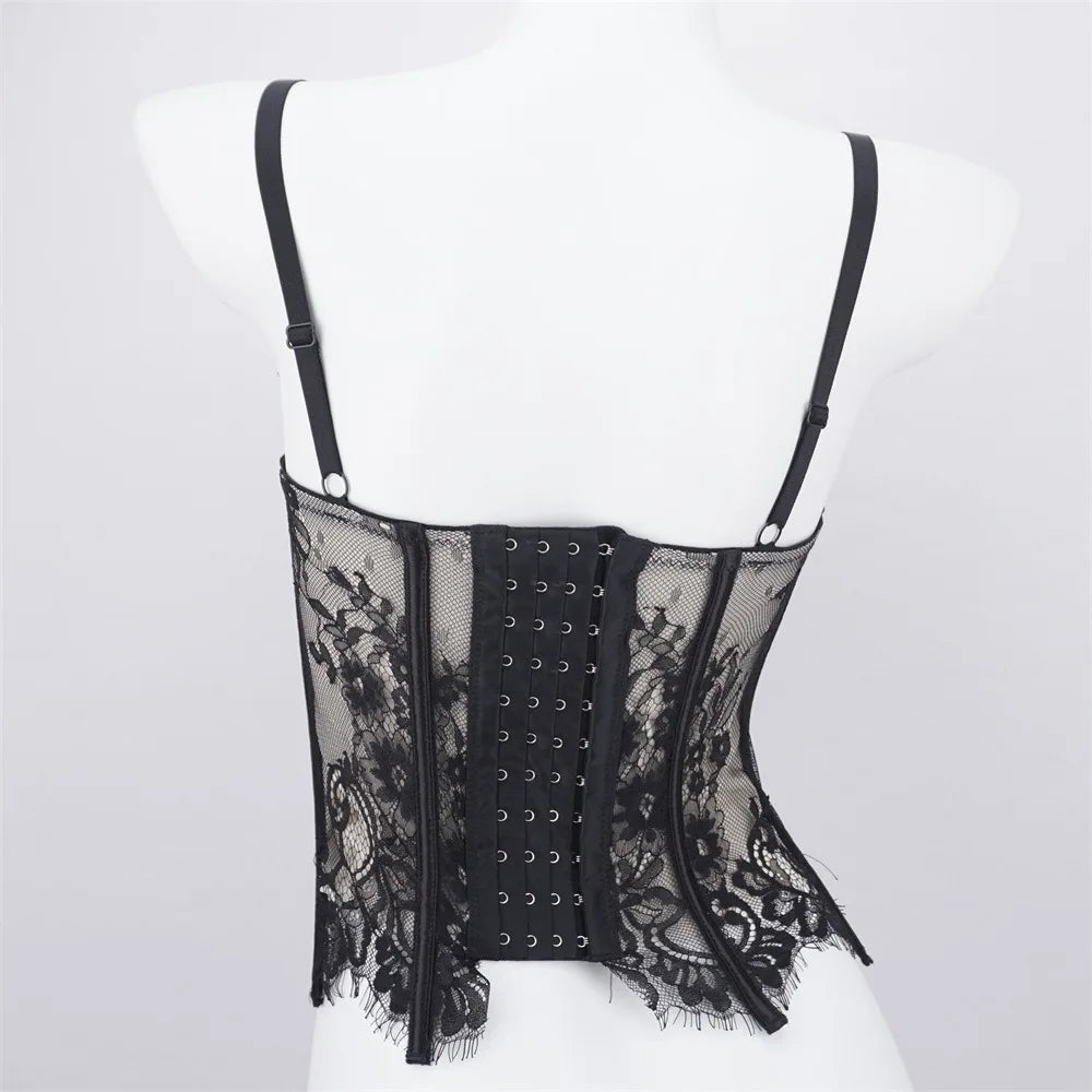Spicy Girl Hollow Lace Camisole