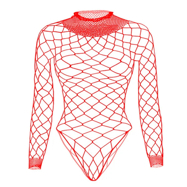 Black net Lace Bodysuit Tops For Women Off-Shoulder Hollow Out Mesh Sheer Body Top Female Hot Backless Nightclub Lingerie Top