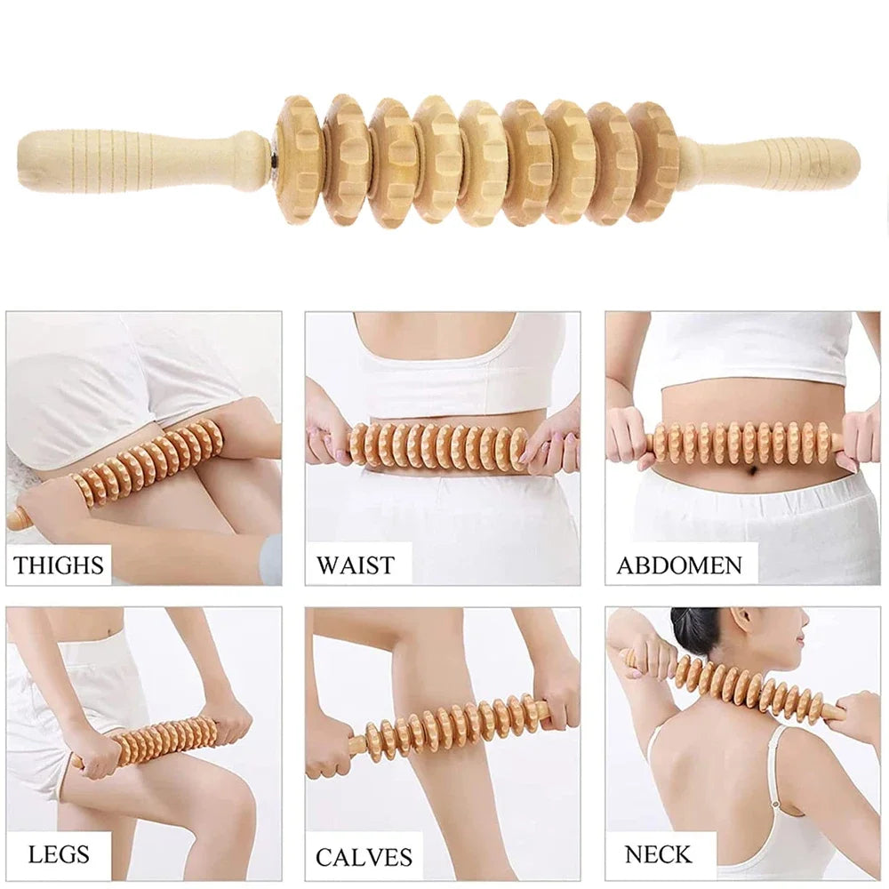 Professional Wood Massage Tools – Waist, Hip & Full Body