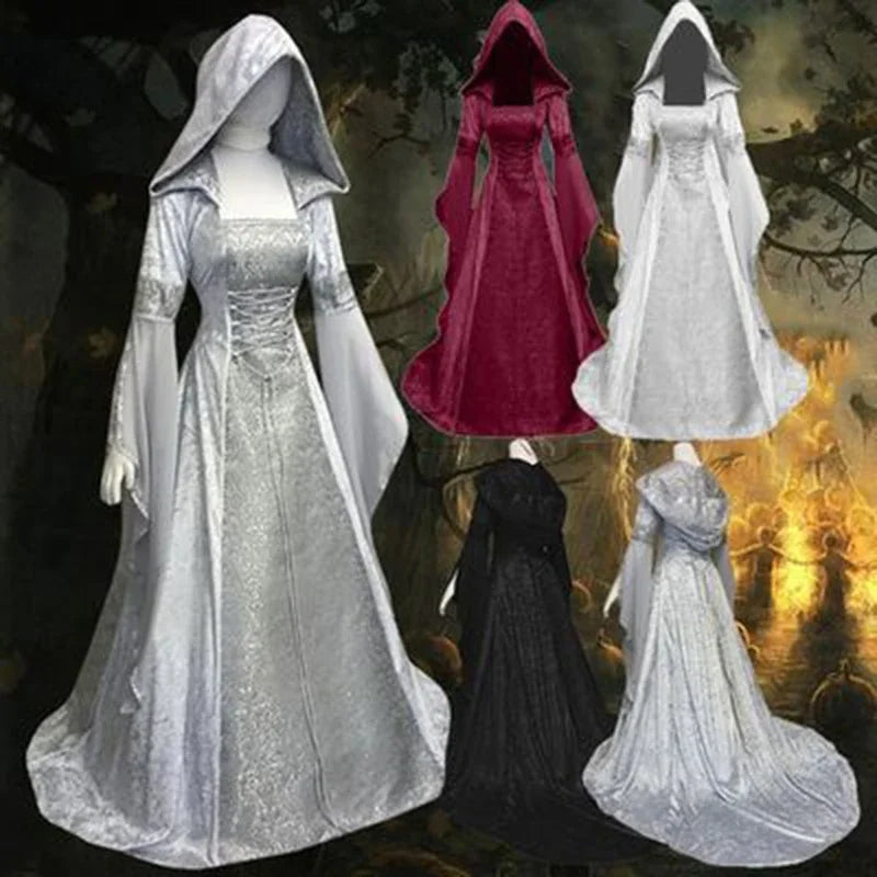 Deluxe Medieval Witch Maxi Dress
