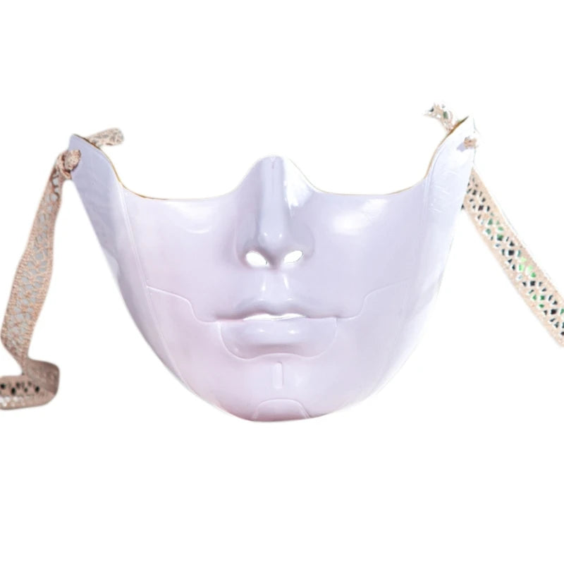 Mystique Masquerade Half-Face Mask – Unisex Costume for Cosplay & Halloween