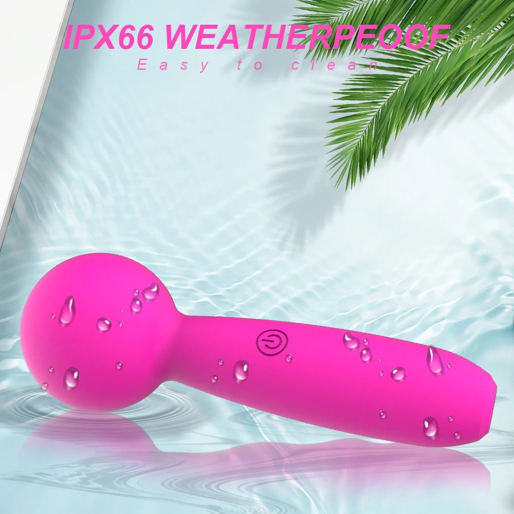 LuxeVibe Mini Wand – G-Spot & Clitoral Pleasure Stick