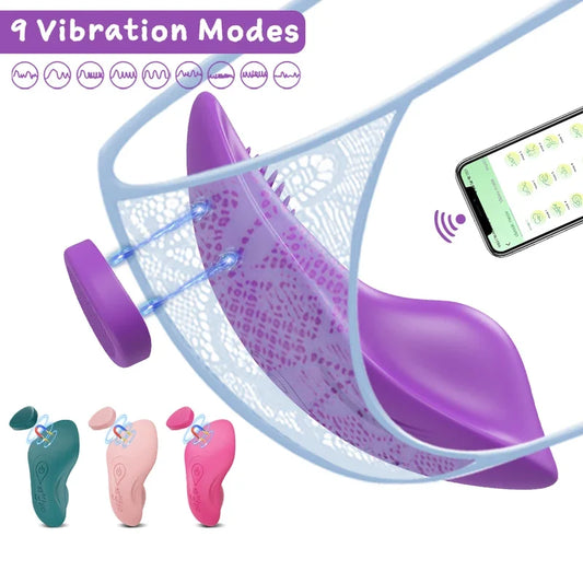 VibeLink App-Controlled Wearable Vibrator – Magnetic Clit Egg for Discreet Pleasure