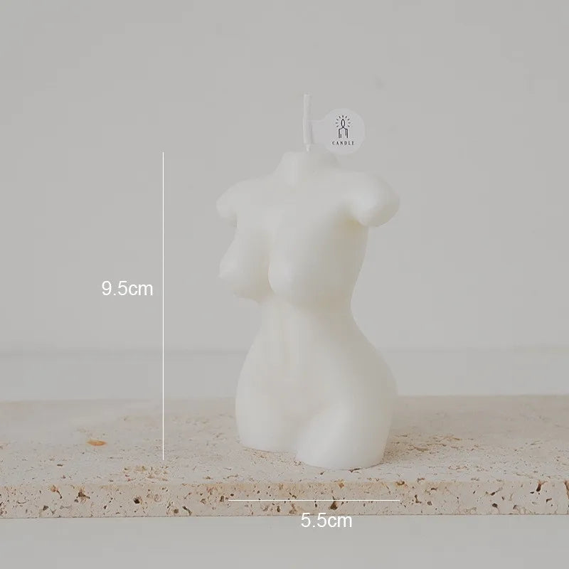 Busty Female Body Scented Candle – Artistic Decorative Candle for Home, Photography & Gifts