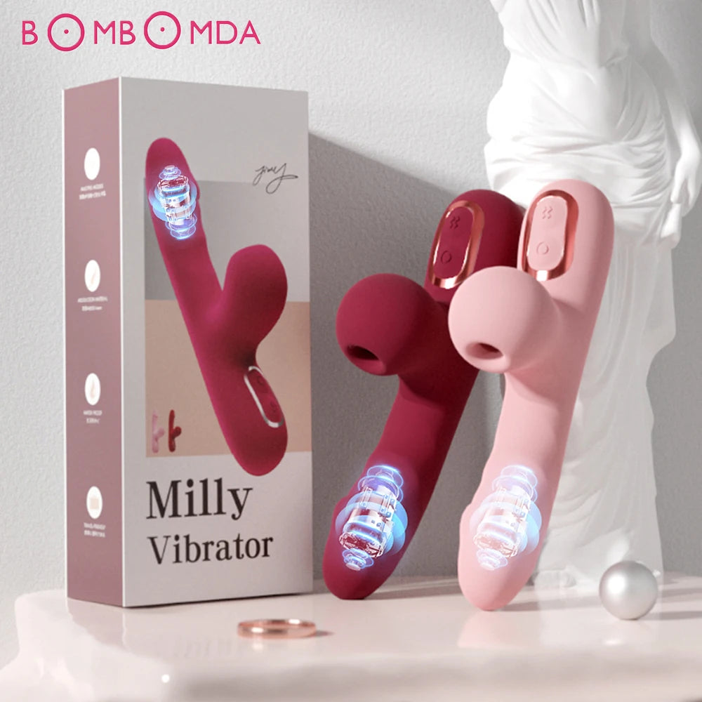 Ultimate Pleasure 3-in-1: Heated G-Spot Vibrator & Clitoral Sucking Stimulator