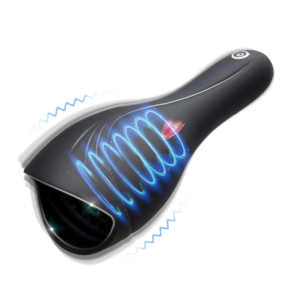 Automatic Tongue Licking Masturbator – Glans Stimulator & Stamina Training Toy for Men