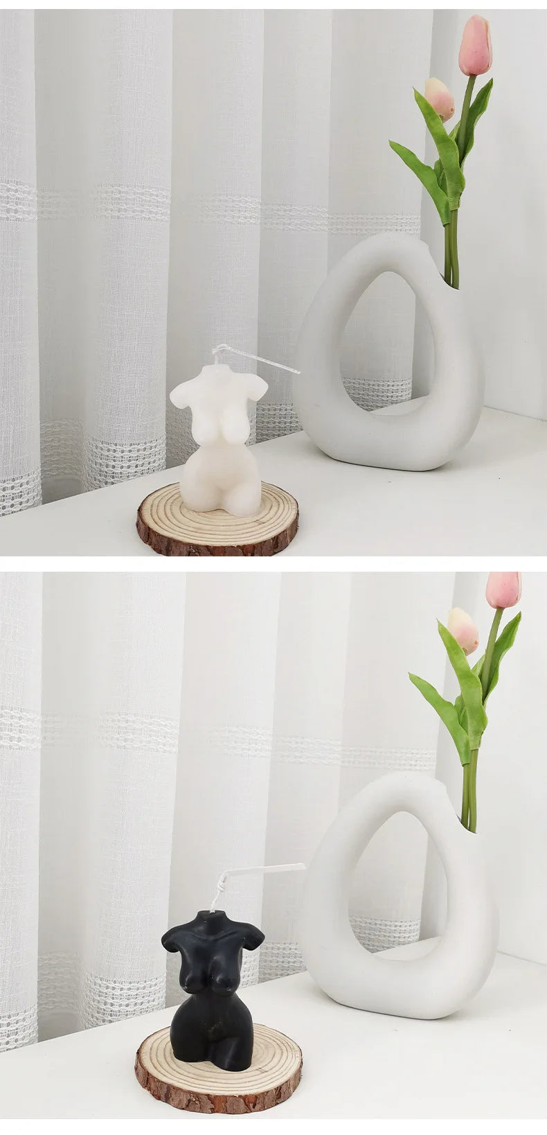 Female Body Scented Candle – Handmade Aromatherapy Decorative Sculpture for Home & Photography
