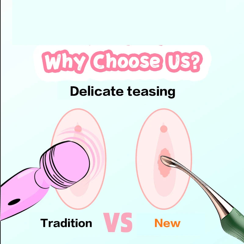 SensaVibe 3-Tip Pleasure Wand – 10-Speed G-Spot & Clit Teaser