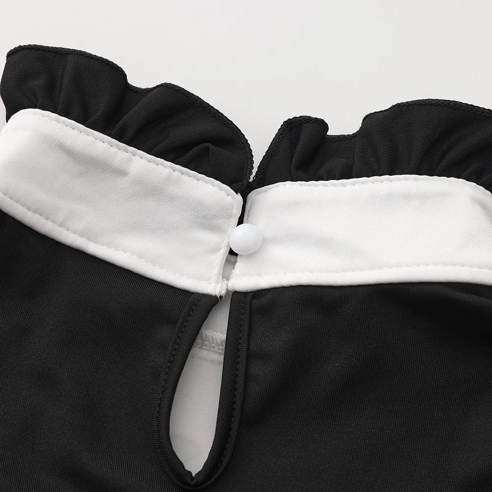 Women's Dark Nun Costume – Stylish Halloween Dress for Cosplay & Themed Parties Sexy Uniform Roleplay