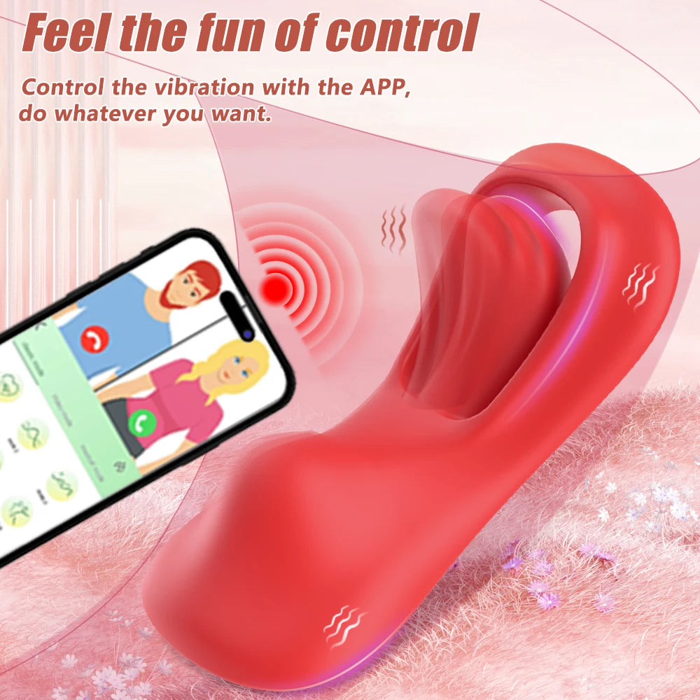 Remote-Control Tongue Teaser Panty Vibe – 9-Mode Clit & G-Spot Pleaser