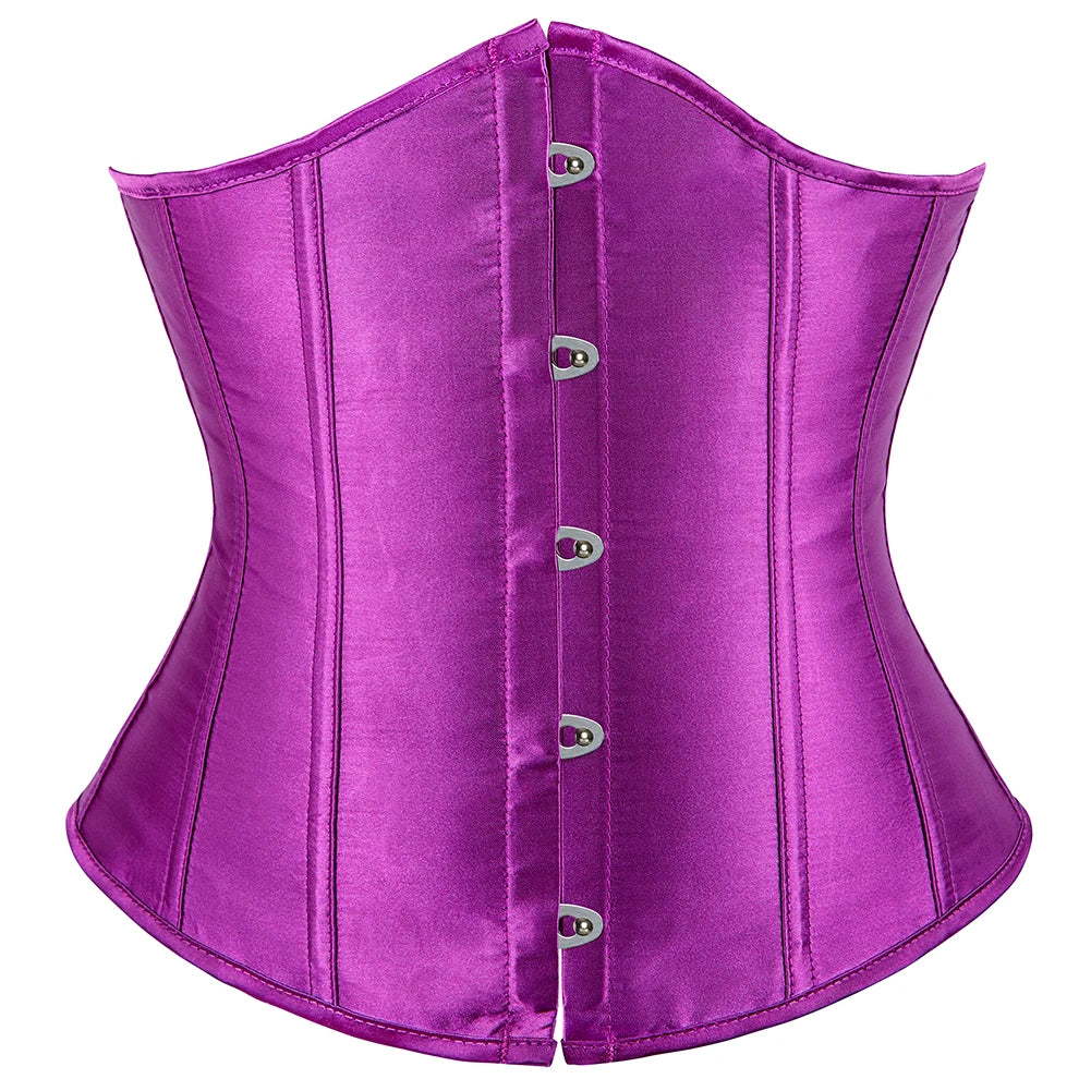 Sultry Underbust Corset Waist Trainer – Cupless Body Shaper Cincher for a Seductively Slim Silhouette