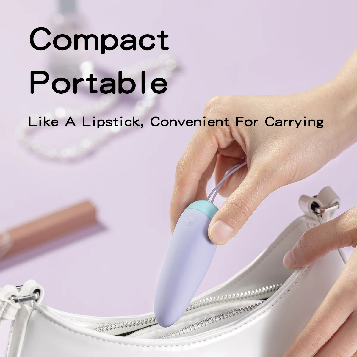 PulsePlay Wearable Bullet Vibrator – Unisex G-Spot & Clitoral Stimulator