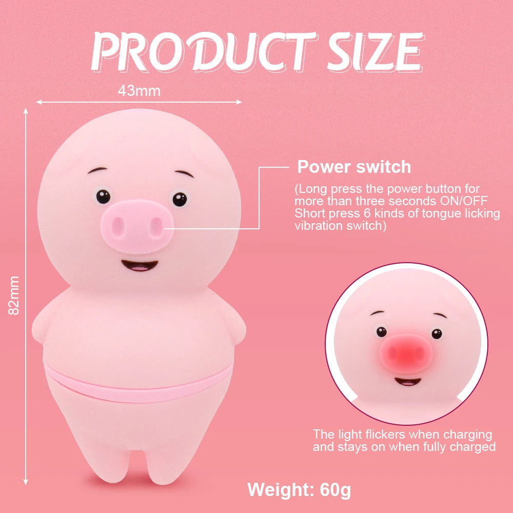 Oink Vibe – The Naughty Pig Clit & G-Spot Sucker