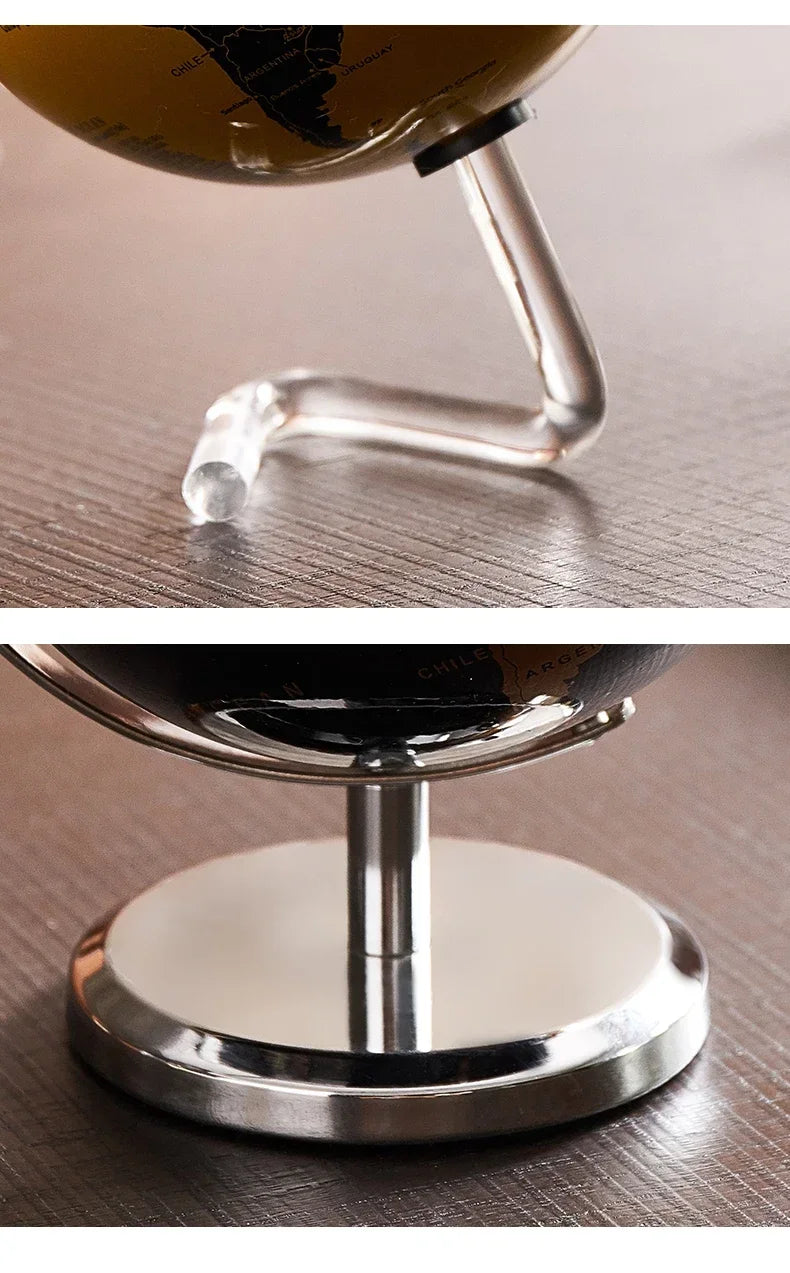 Creative Rotating Metal Globe