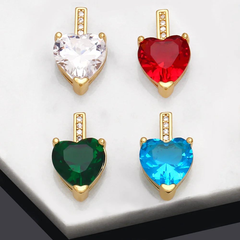 Trendy Crystal Heart Pendant