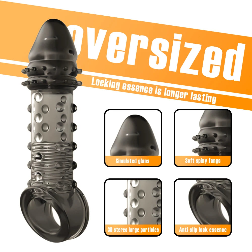 Ultimate Sensation – Penis Sleeve with Sperm Lock Design