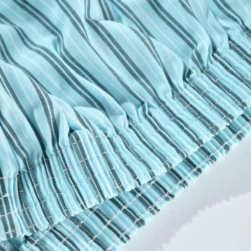 Men’s Classic Cotton Boxer Shorts – Casual, Loose, Striped & Plaid Sleepwear Underwear