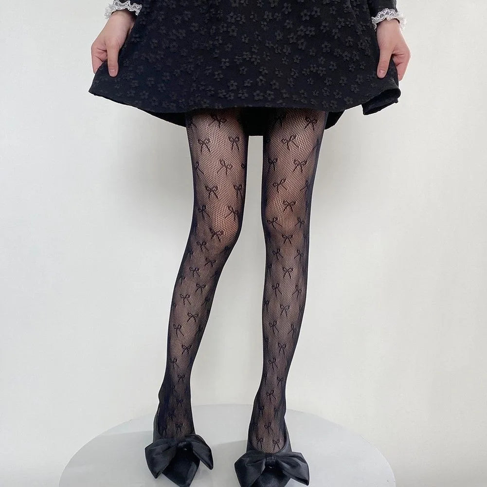 Gothic Allure – Sexy Lolita Fishnet Tights