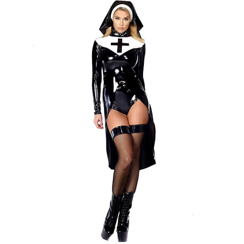 Holy Temptation – Sexy Nun Cosplay Costume with Unique Design