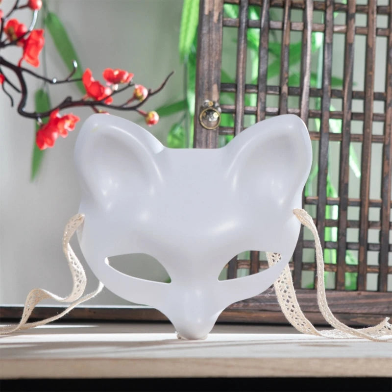 Mystique Masquerade Half-Face Mask – Unisex Costume for Cosplay & Halloween