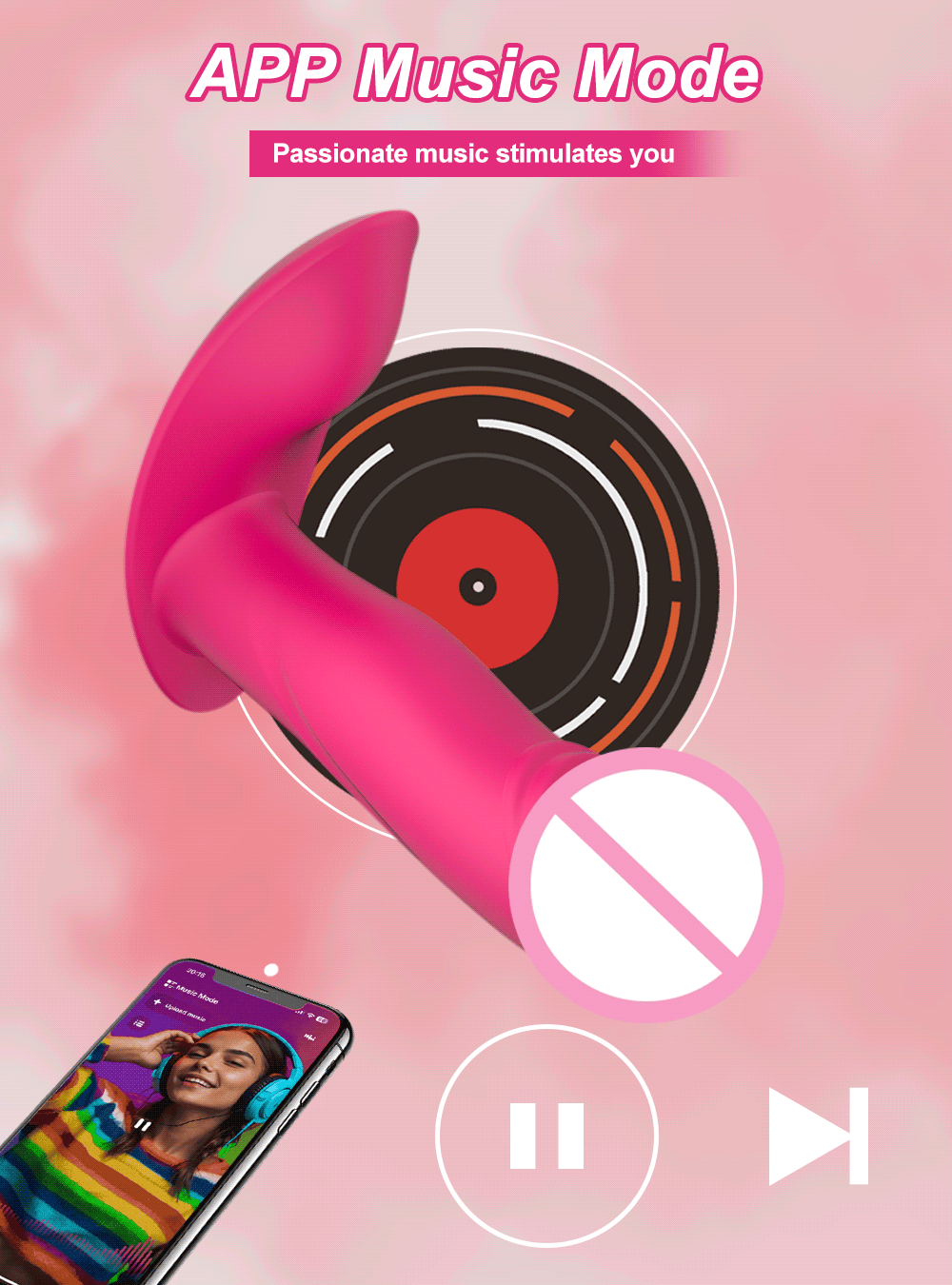 LushVibe – App-Controlled Wearable Vibrator for Clitoral & Vaginal Pleasure
