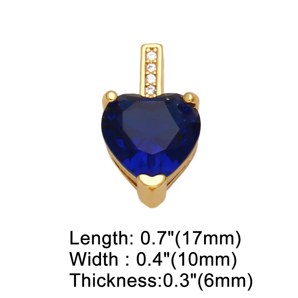 Trendy Crystal Heart Pendant