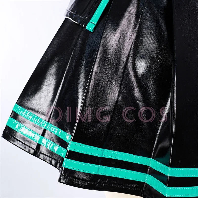 Miku Cosplay Maid Uniform Costumes Anime Role Play Gaming Halloween Party Costumes for Women Cheeky Lady