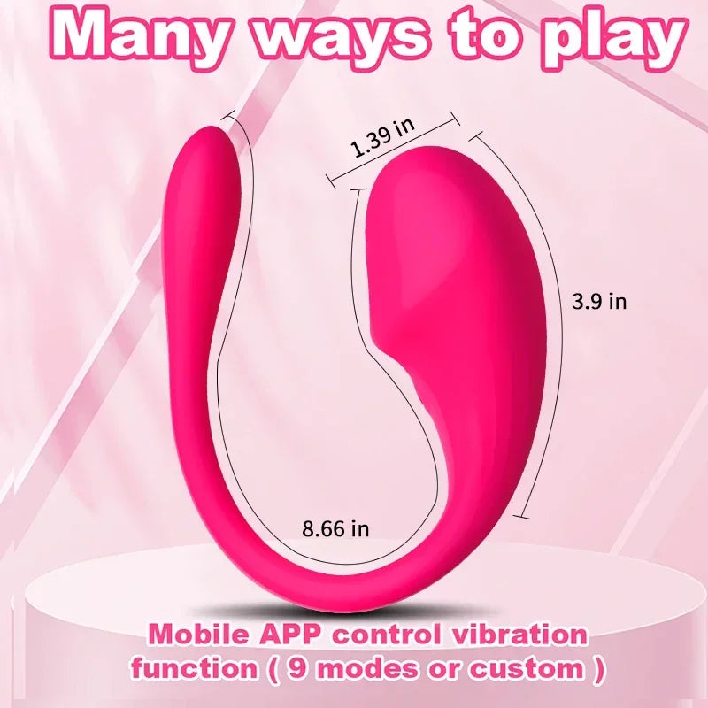 Wireless Bluetooth Vibrator for Women – G-Spot & Clitoral Stimulator with App Control – Discreet Couples Massager for Remote Pleasure