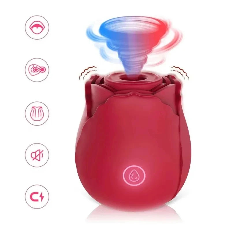 AeroLush – G-Spot Vibrator & Clitoris Sucker with Oral-Inspired Suction and Nipple Teasing