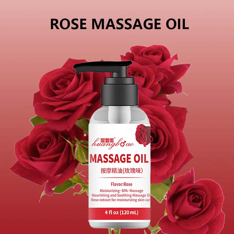 Natural Botanical Massage Oil – Organic Face & Body Oil for Relaxing, Moisturizing & Hydrating Skincare